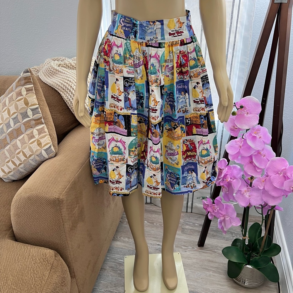 Disney Classic Love Stories Disney Vintage Like Comic Book Skirt Size S Small